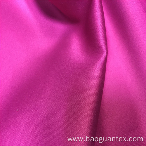 Satin Polyester Elastane Blended Textile for Clothing